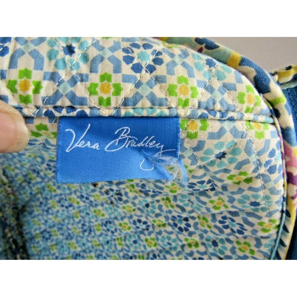 Vera Bradley Tennis Racquet Cover Blue Paisley Capri Maggie Removable Strap